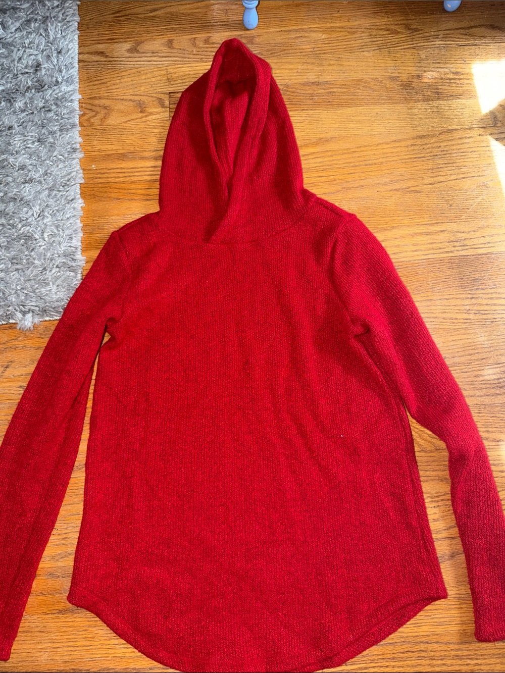 Loft Red Hooded Women's Sweater